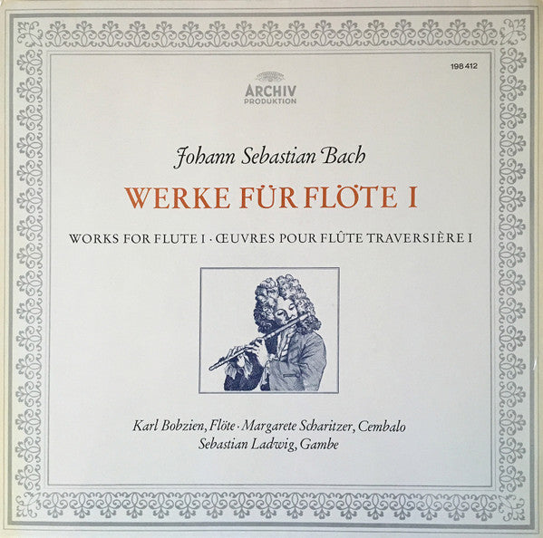 Johann Sebastian Bach : Werke Für Flöte I (LP)