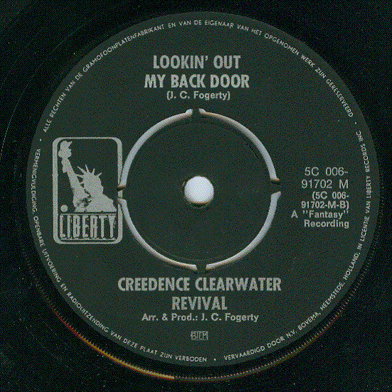 Creedence Clearwater Revival : Long As I Can See The Light (7", Single, 4-P)