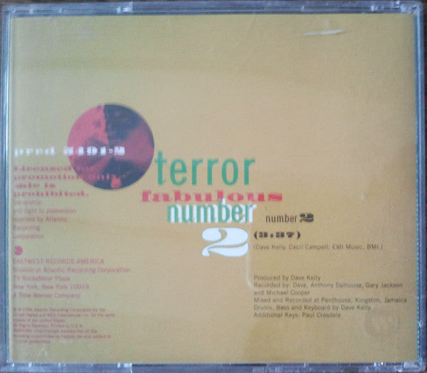 Terror Fabulous : Number 2 (CD, Single, Promo)