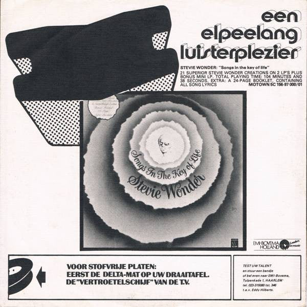 Stevie Wonder : I Wish (7", Single)