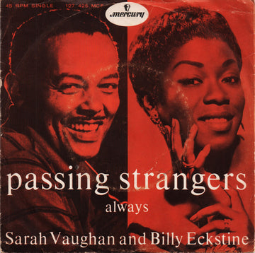 Sarah Vaughan and Billy Eckstine : Passing Strangers (7", Single, Mono)