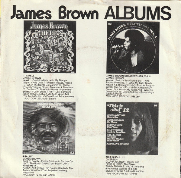 James Brown : Sex Machine Parts 1&2 (7", Single)