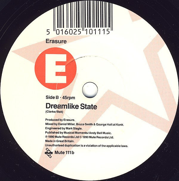 Erasure : Star (7", Single, ASL)