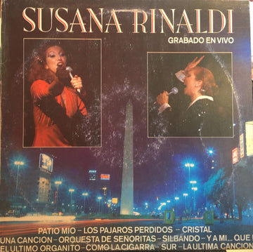 Susana Rinaldi : Grabado En Vivo (LP, Album)