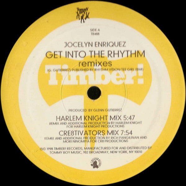 Jocelyn Enriquez : Get Into The Rhythm (Remixes) (12")