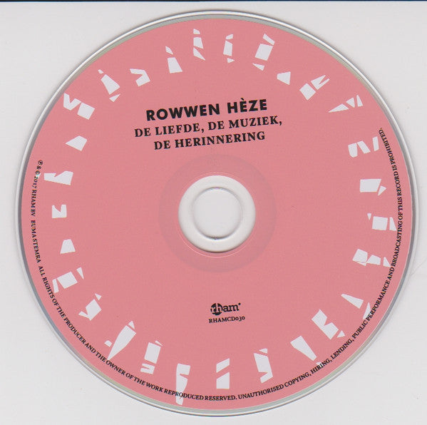 Rowwen Hèze : De Liefde, De Muziek, De Herinnering (CD, Album)
