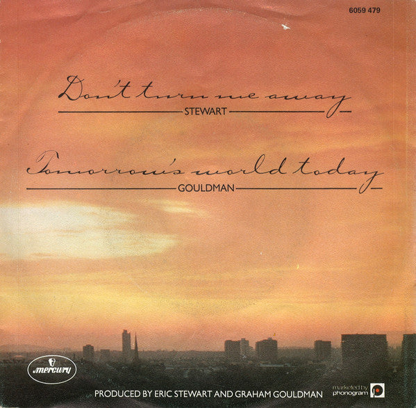 10cc : Don't Turn Me Away (7", Single)