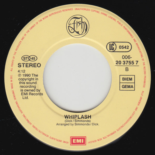 Fish : A Gentleman's Excuse Me (7", Single)