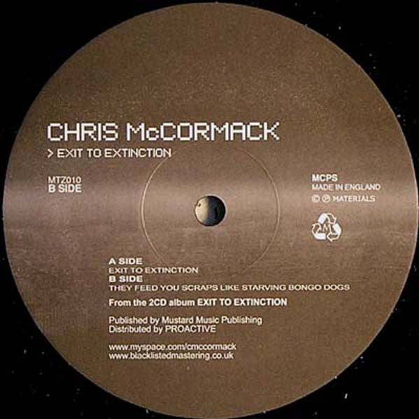 Chris McCormack : Exit To Extinction (12")