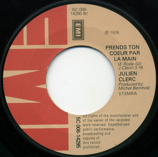 Julien Clerc : This Melody (7", Single)