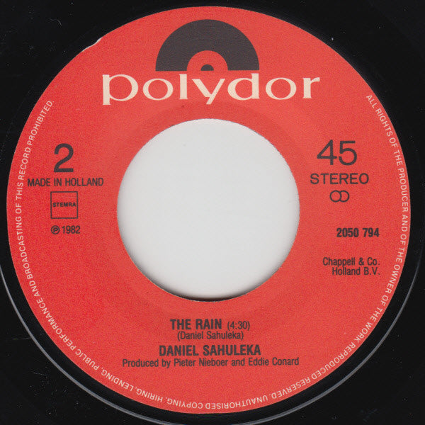 Daniel Sahuleka : Such Luck! (7")