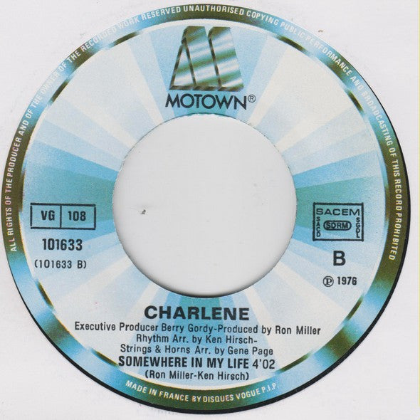 Charlene : I've Never Been To Me (7", Single)