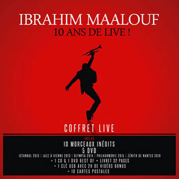 Ibrahim Maalouf : 10 Ans de Live ! (CD, Album + 6xDVD-V, Ltd)