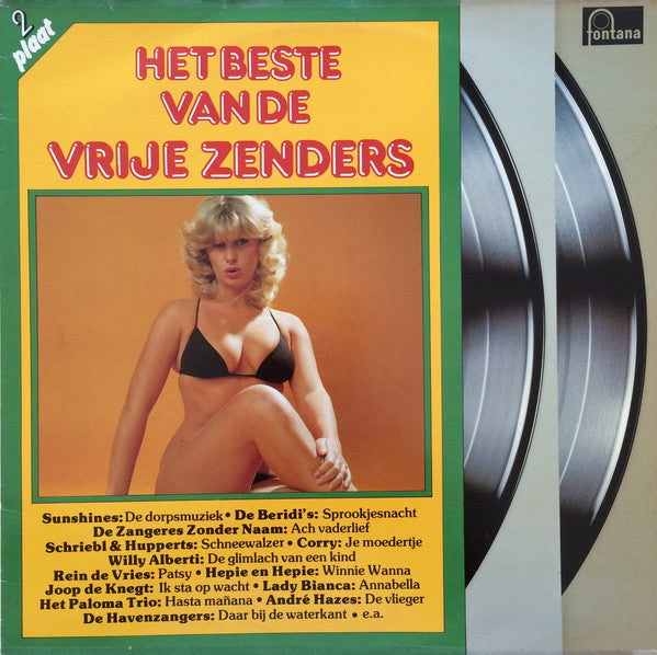 Various : Het Beste Van De Vrije Zenders (2xLP, Comp)