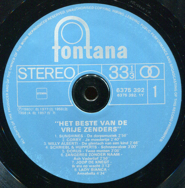 Various : Het Beste Van De Vrije Zenders (2xLP, Comp)