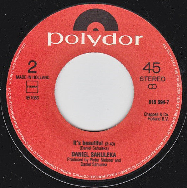 Daniel Sahuleka : Skankin' (7", Single)