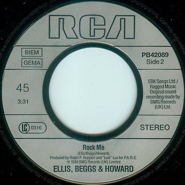 Ellis Beggs & Howard* : Big Bubbles, No Troubles (7", Single)