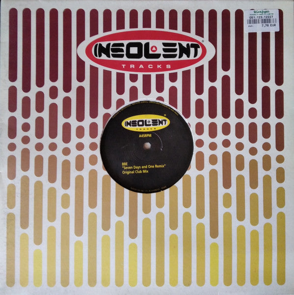 B.B.E. : Seven Days And One Remix (12", Com)