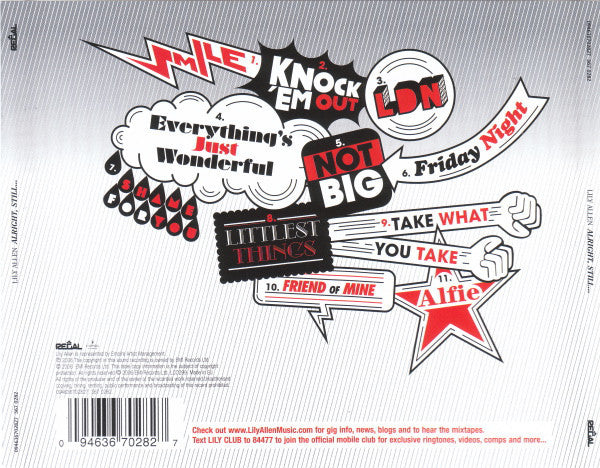 Lily Allen : Alright, Still (CD, Album, Enh, RE, TAK)