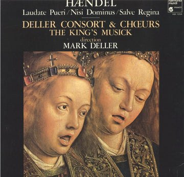 Georg Friedrich Händel, Deller Consort, The King's Musick , direction Mark Deller : Laudate Pueri / Nisi Dominus / Salve Regina (LP, Gat)