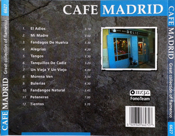 Unknown Artist : Café Madrid (Great Collection Of Flamenco From Spain) (CD, Comp)