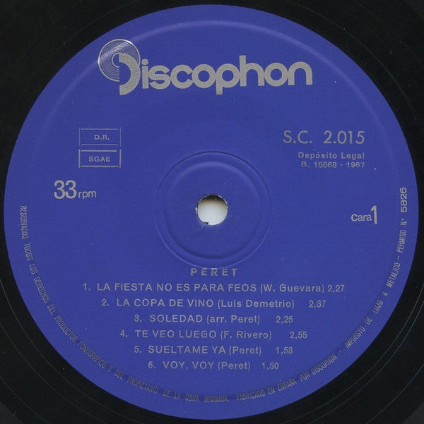 Peret : Peret (LP, Comp)