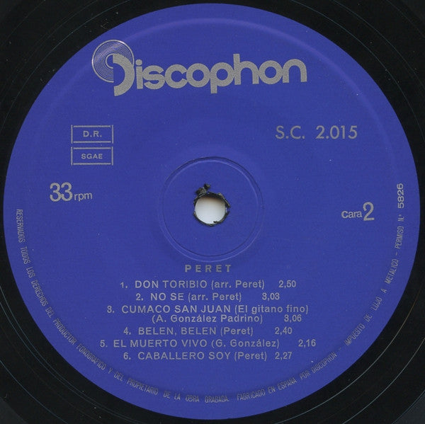 Peret : Peret (LP, Comp)