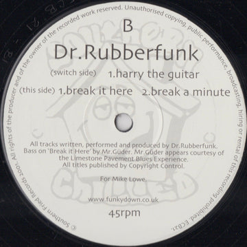 Dr. Rubberfunk : Harry The Guitar (12")