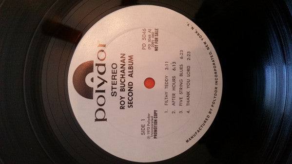 Roy Buchanan : Second Album (LP, Album, Promo)
