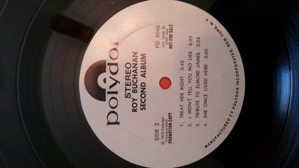 Roy Buchanan : Second Album (LP, Album, Promo)