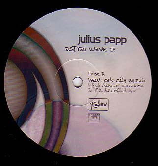 Julius Papp : Astral Wave EP (12", EP)