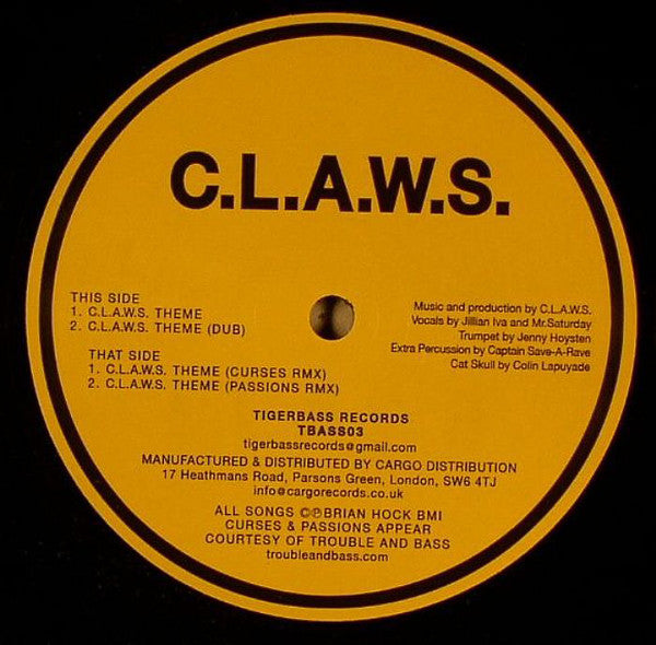 C.L.A.W.S. : C.L.A.W.S Theme (12")