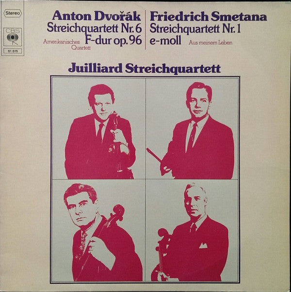 Antonín Dvořák / Bedřich Smetana - Juilliard String Quartet : Streichquartett  Nr. 6 F-dur Op. 96 / Streichquartett Nr. 1 E-moll (LP)