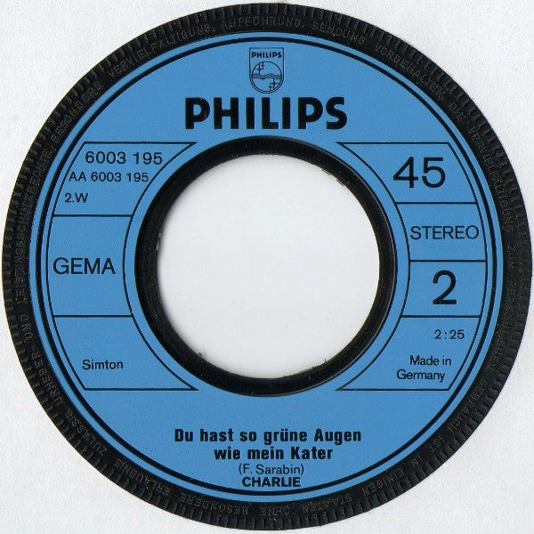 Charlie Und Die Daddel-Boys : Wir Haben Die Schnauze Voll (7", Single)