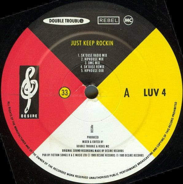 Rebel MC, Double Trouble : Twenty One Mixes (2x12")