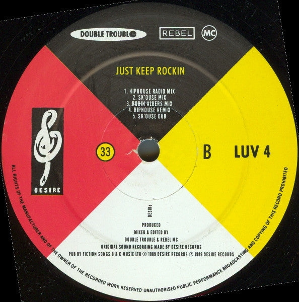 Rebel MC, Double Trouble : Twenty One Mixes (2x12")