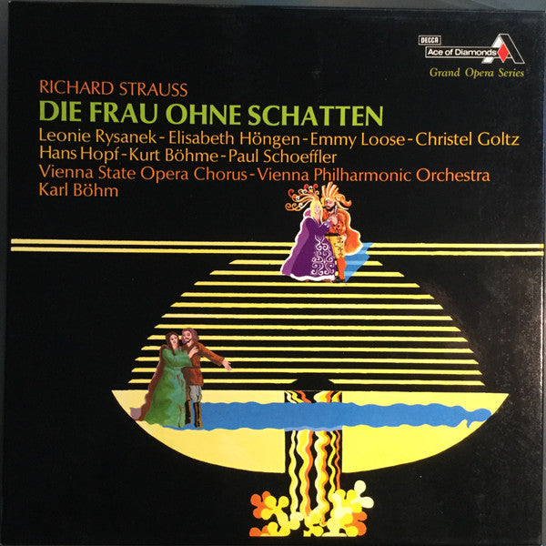 Richard Strauss / Leonie Rysanek - Elisabeth Höngen - Emmy Loose - Christel Goltz - Hans Hopf - Kurt Böhme - Paul Schöffler - Wiener Staatsopernchor, Wiener Philharmoniker, Karl Böhm : Die Frau Ohne Schatten (4xLP, Album + Box)