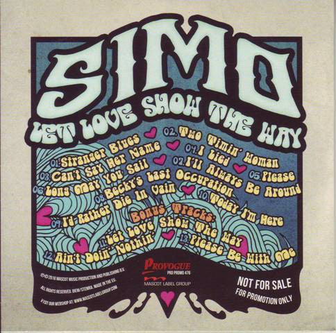 Simo (28) : Let Love Show The Way (CD, Album, Promo, Car)