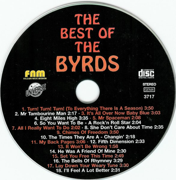 The Byrds : The Best Of The Byrds (CD, Comp)