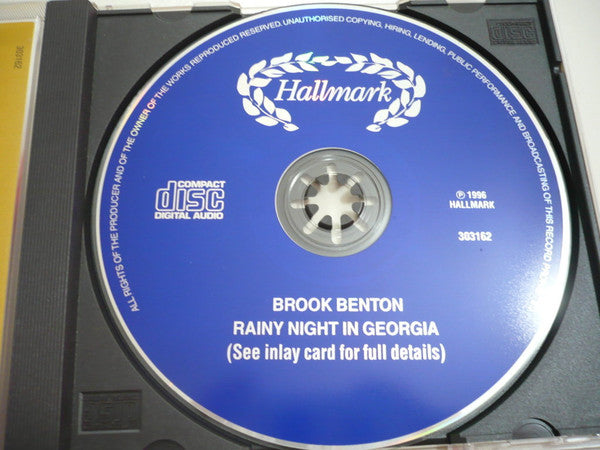 Brook Benton : Rainy Night In Georgia (CD, Album)