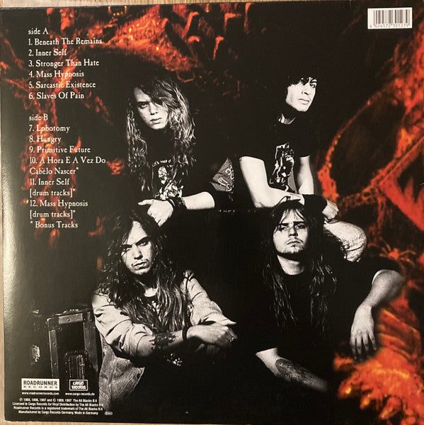 Sepultura : Beneath The Remains (LP, Album, Ltd, RE, RM, Red)