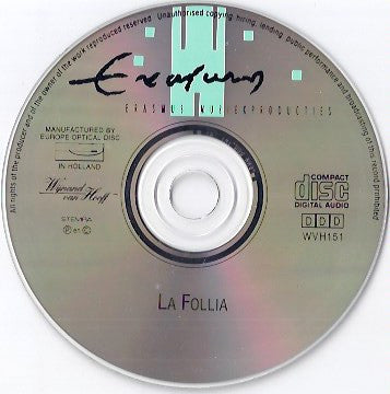Johann Sebastian Bach, Arcangelo Corelli, Antonio Vivaldi : La Follia (CD, Comp)