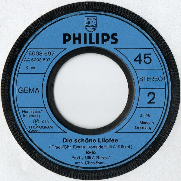 Jo-Jo : Mein Vater War Ein Wandersmann (7", Single)