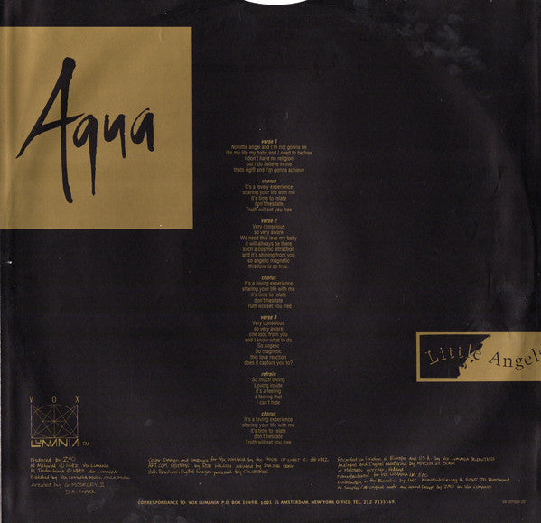 Aqua (4) : Little Angels (12", Single)