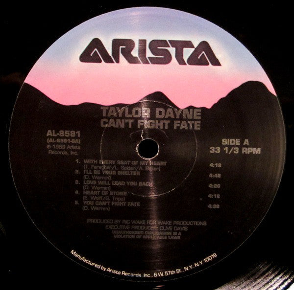 Taylor Dayne : Can't Fight Fate (LP, Album)