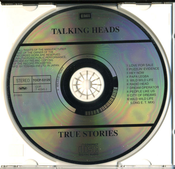 Talking Heads : True Stories (CD, Album, RE)