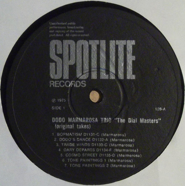 Dodo Marmarosa : The Dial Masters (LP)
