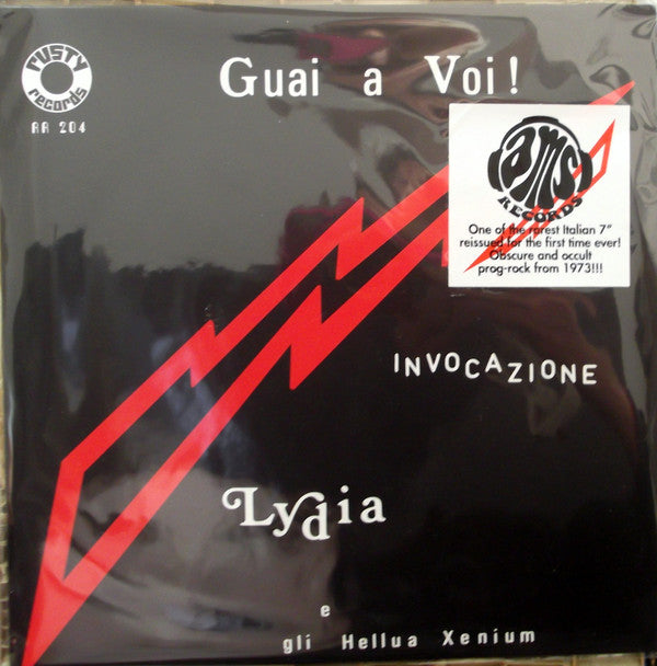 Lydia e Gli Hellua Xenium : Guai A Voi! (7", RE)