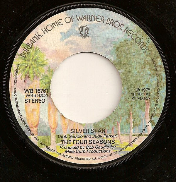 The Four Seasons : Silver Star (7", Single)