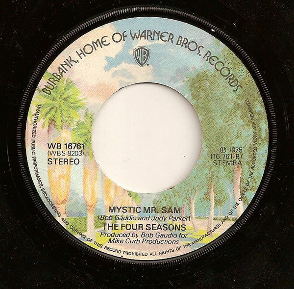 The Four Seasons : Silver Star (7", Single)